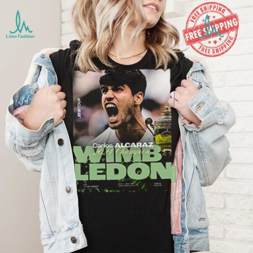 Carlos Alcaraz Is The 2024 Gentlemen Singles Champion Wimbledon ATP Tour London England shirt