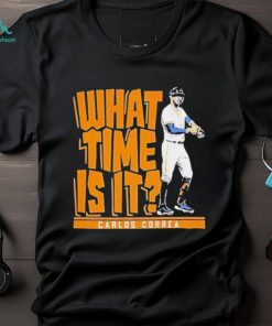 Carlos Correa what time is it Minnesota Twins shirt