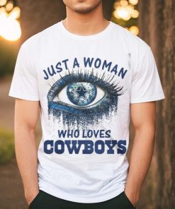 Carolina Panthers Fooball Shirt, Just A Woman Who Lover Cowboys T Shirt