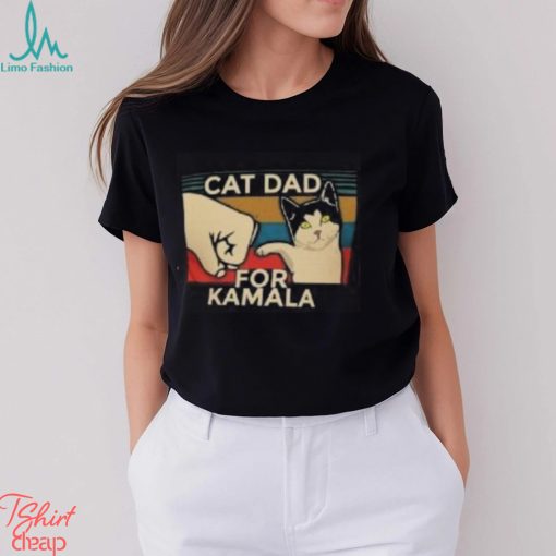 Cat Dad For Kamala Shirt