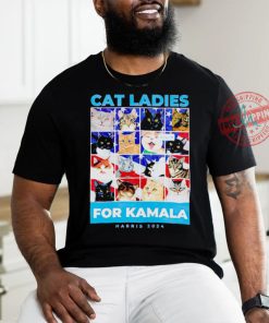 Cat Ladies for Kamala Harris 2024 shirt