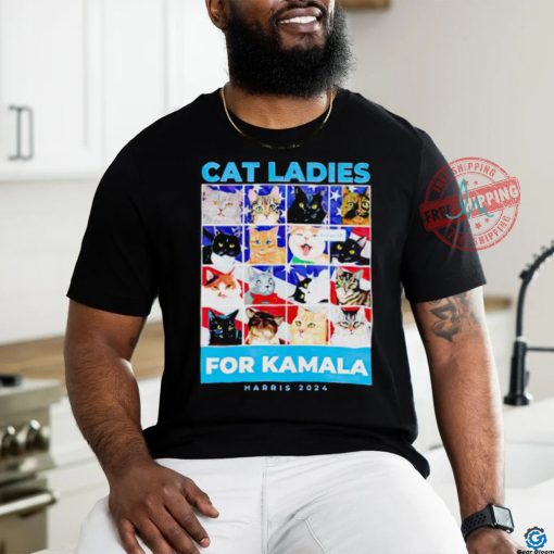 Cat Ladies for Kamala Harris 2024 shirt