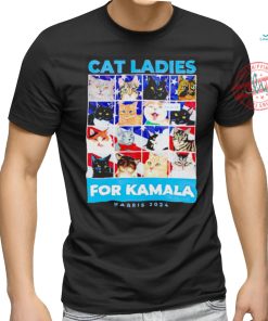 Cat Ladies for Kamala Harris 2024 shirt