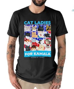 Cat Ladies for Kamala Harris 2024 shirt