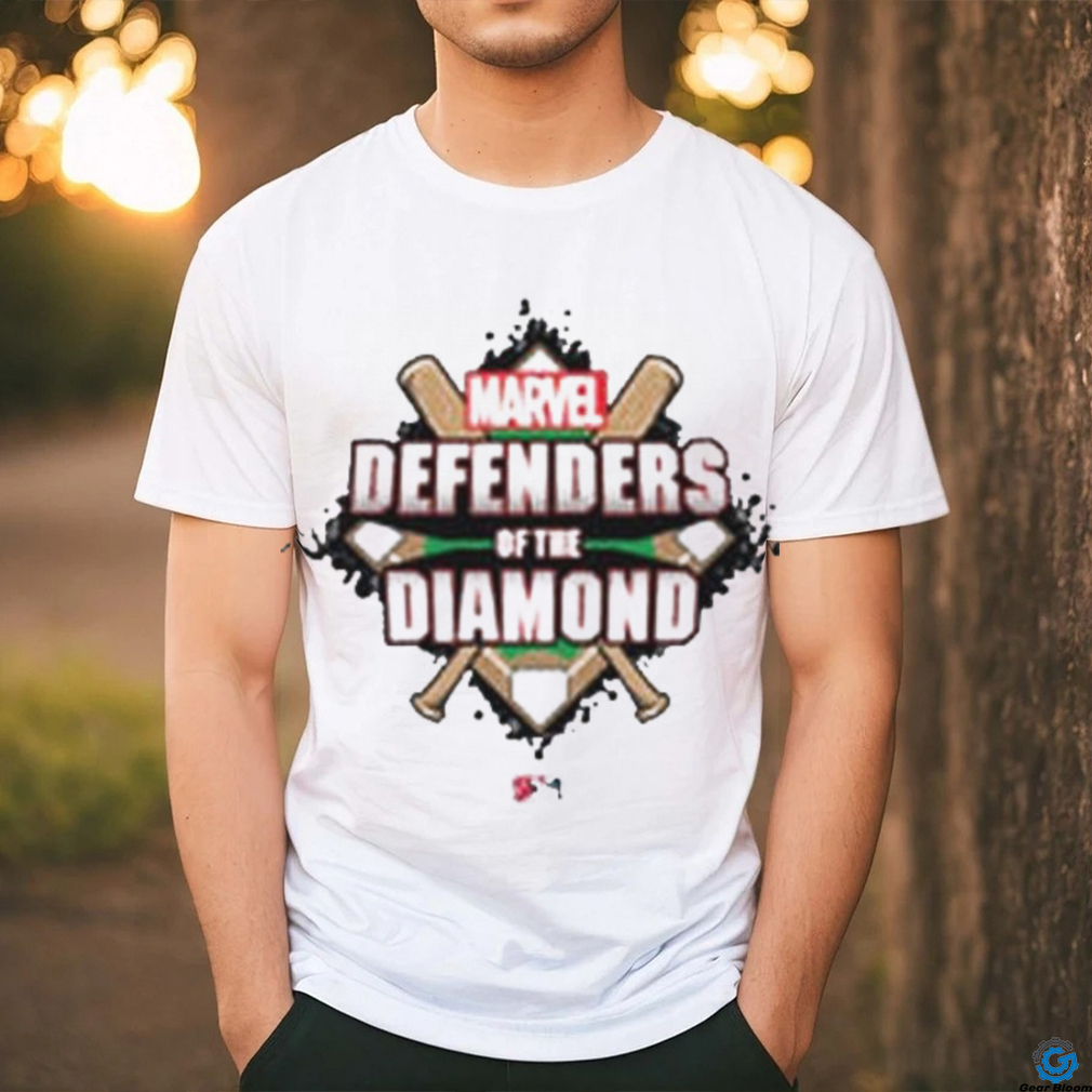 Celebrate Marvel’s Defenders Of The Diamond Baseball T shirt Celebrate Marvel’s Defenders Of The Diamond Baseball T shirt