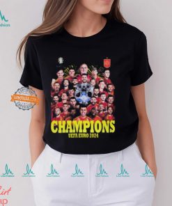 Champions UEFA Euro 2024 Spain T Shirt