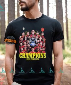 Champions UEFA Euro 2024 Spain T Shirt
