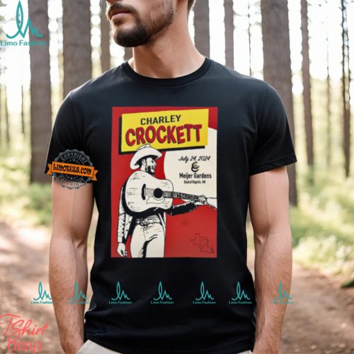 Charley Crockett At Frederik Meijer Gardens Grand Rapids MI On July 24 2024 Unisex T Shirt