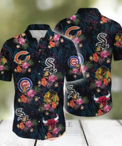 Chicago Bulls Chicago Cubs Chicago White Sox Chicago Blackhawks Hawaiian Shirt