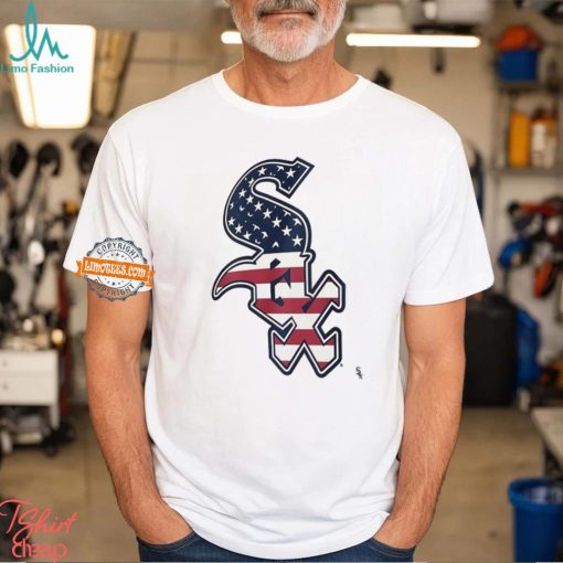 Chicago White Sox S O X logo x Flag of the United States shirt