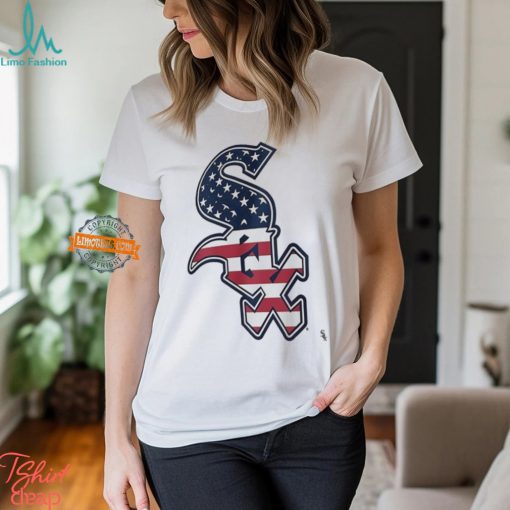 Chicago White Sox S O X logo x Flag of the United States shirt