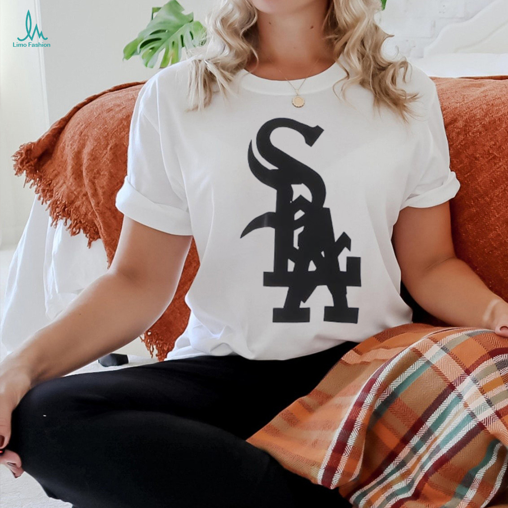 Chicago White Sox and Los Angeles Dodgers logo nested together shirt Chicago White Sox and Los Angeles Dodgers logo nested together shirt