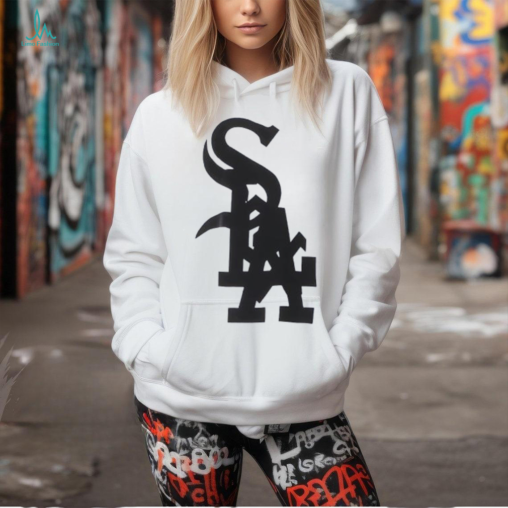 Chicago White Sox and Los Angeles Dodgers logo nested together shirt Chicago White Sox and Los Angeles Dodgers logo nested together shirt