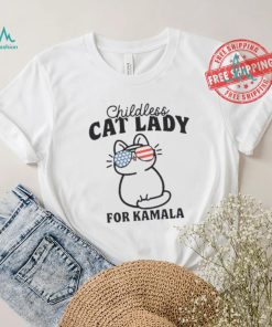 Childless Cat Lady For Kamala Shirt, Vote Blue 2024, Democrat Tshirt, Pro Democracy Tee, Election 2024 Shirt, Liberal T Shirt, Liberal Gifts