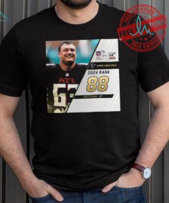 Chris Lindstrom Rank 88 The NFL Top 100 Players Of 2024 T Shirt