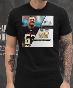 Chris Lindstrom Rank 88 The NFL Top 100 Players Of 2024 T Shirt