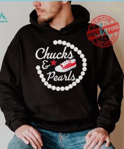 Chucks and pearls star shirt