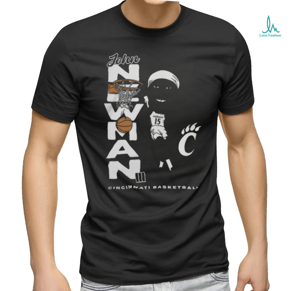 Cincinnati Bearcats John Newman III Cartoon Player Shirt Cincinnati Bearcats John Newman III Cartoon Player Shirt