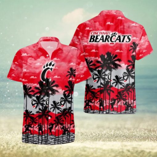 Cincinnati Bearcats Palms Tree Hawaiian Shirt