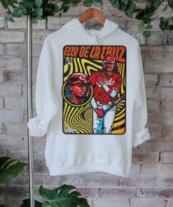 Cincinnati Reds Elly De La Cruz 2024 card shirt