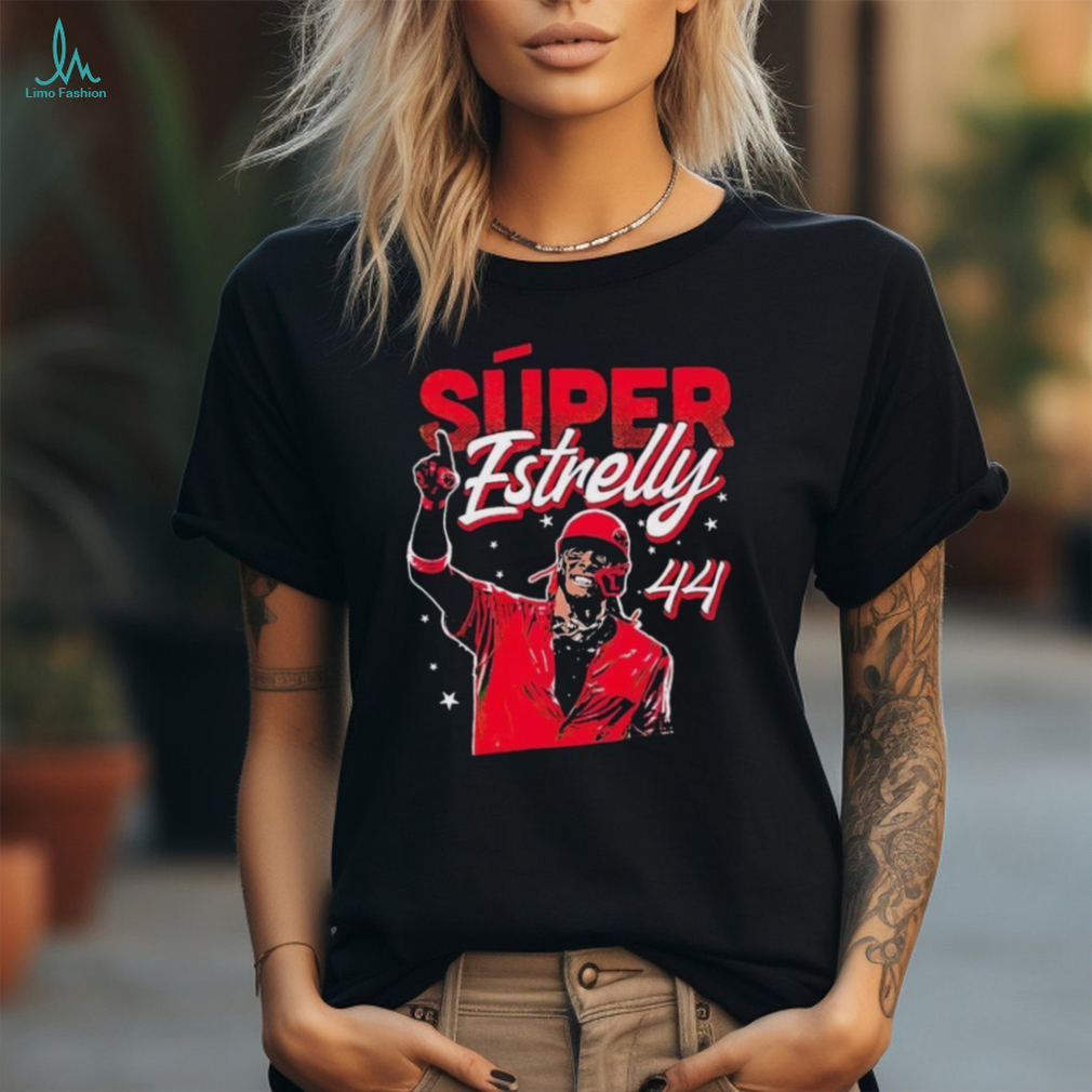 Cincinnati Reds Elly De La Cruz súper Estrelly 44 shirt Cincinnati Reds Elly De La Cruz súper Estrelly 44 shirt