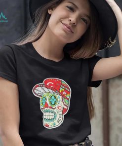 Cincinnati Reds Sugar Skulls T Shirt