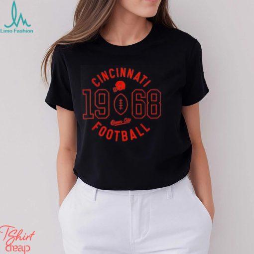 Cincinnati football 1968 circle logo shirt