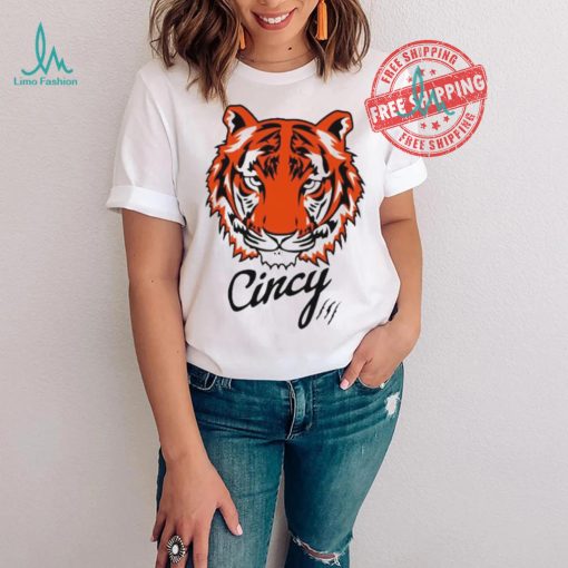 Cincy The Tiger Head Shirt