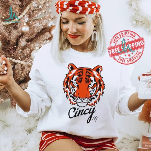 Cincy The Tiger Head Shirt