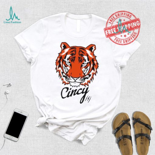 Cincy The Tiger Head Shirt