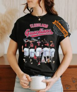 Cleveland Guardians Baseball Team Player Graphics Design Signature T Shirt