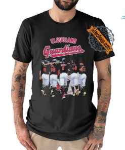 Cleveland Guardians Baseball Team Player Graphics Design Signature T Shirt