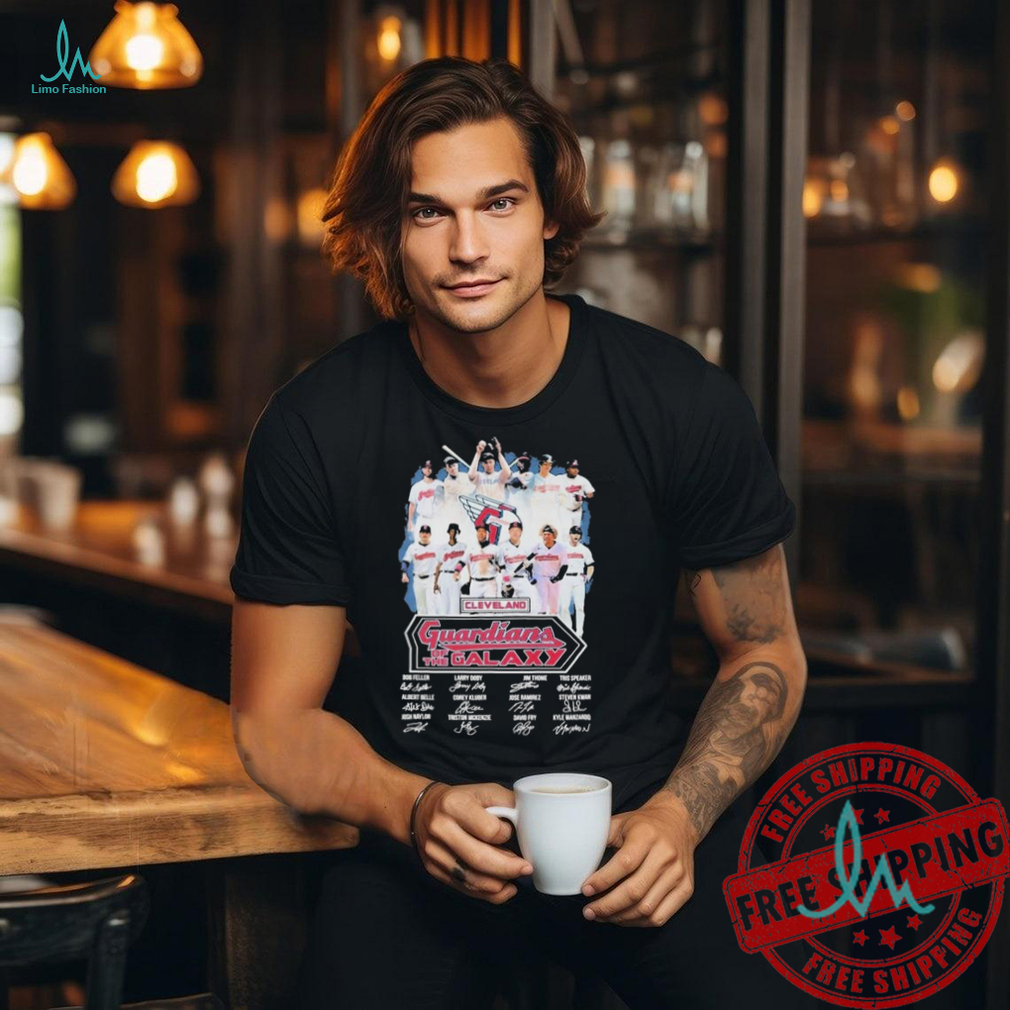 Cleveland Guardians Of The Galaxy Signatures Shirt Cleveland Guardians Of The Galaxy Signatures Shirt