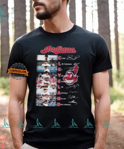 Cleveland Indians Logo Team Signature Unisex T Shirt
