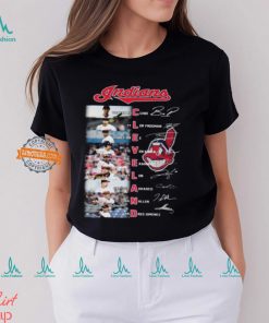 Cleveland Indians Logo Team Signature Unisex T Shirt