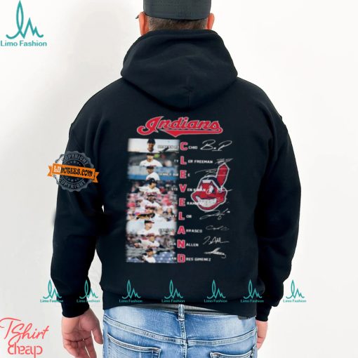 Cleveland Indians Logo Team Signature Unisex T Shirt