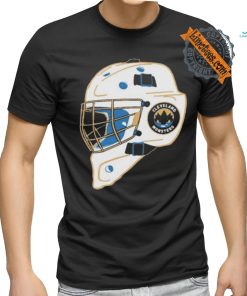 Cleveland Monster Bessie Black Goalie Helmet shirt