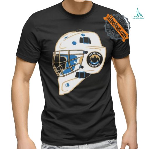 Cleveland Monster Bessie Black Goalie Helmet shirt