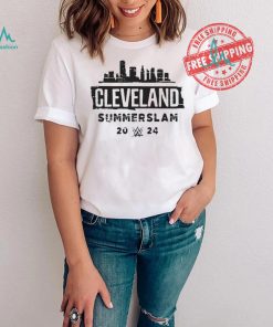 Cleveland SummerSlam 2024 Skyline T Shirt, hoodie, sweater, long sleeve and tank top Cleveland SummerSlam 2024 Skyline T Shirt