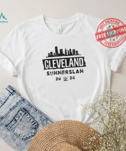Cleveland SummerSlam 2024 Skyline T Shirt, hoodie, sweater, long sleeve and tank top Cleveland SummerSlam 2024 Skyline T Shirt