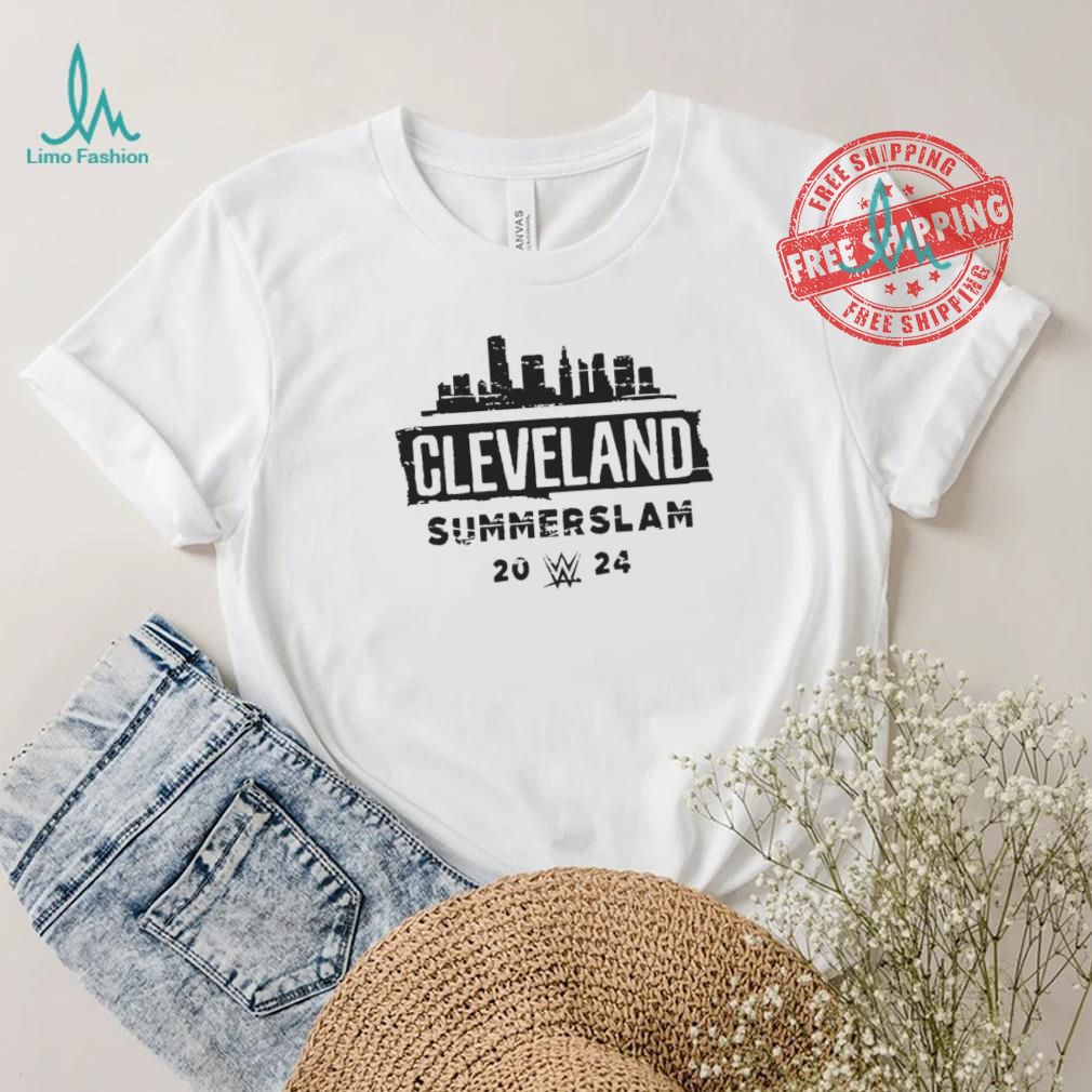 Cleveland SummerSlam 2024 Skyline T Shirt Cleveland SummerSlam 2024 Skyline T Shirt