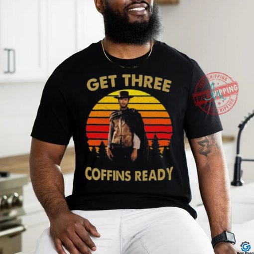 Clint eastwood get three coffins ready 2 vintage shirt