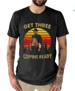 Clint eastwood get three coffins ready 2 vintage shirt