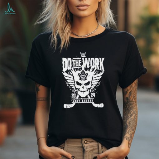 Cody Rhodes 2024 Toronto Maple do the work shirt