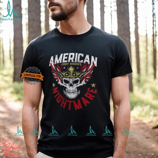 Cody Rhodes Crowned Skull Americana T Shirt