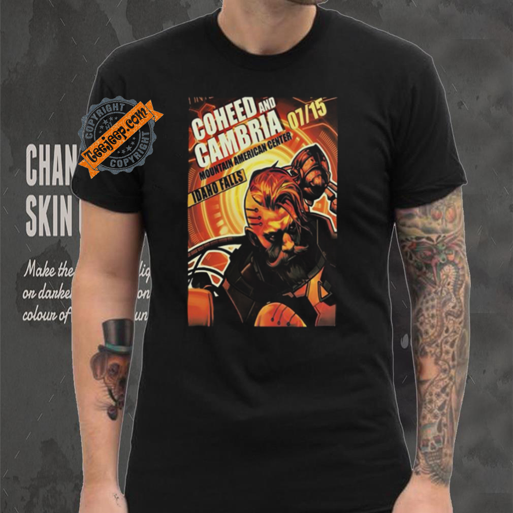 Coheed And Cambria Mountain America Center in Idaho Falls ID July 15 2024 Poster shirt Coheed And Cambria Mountain America Center in Idaho Falls ID July 15 2024 Poster shirt