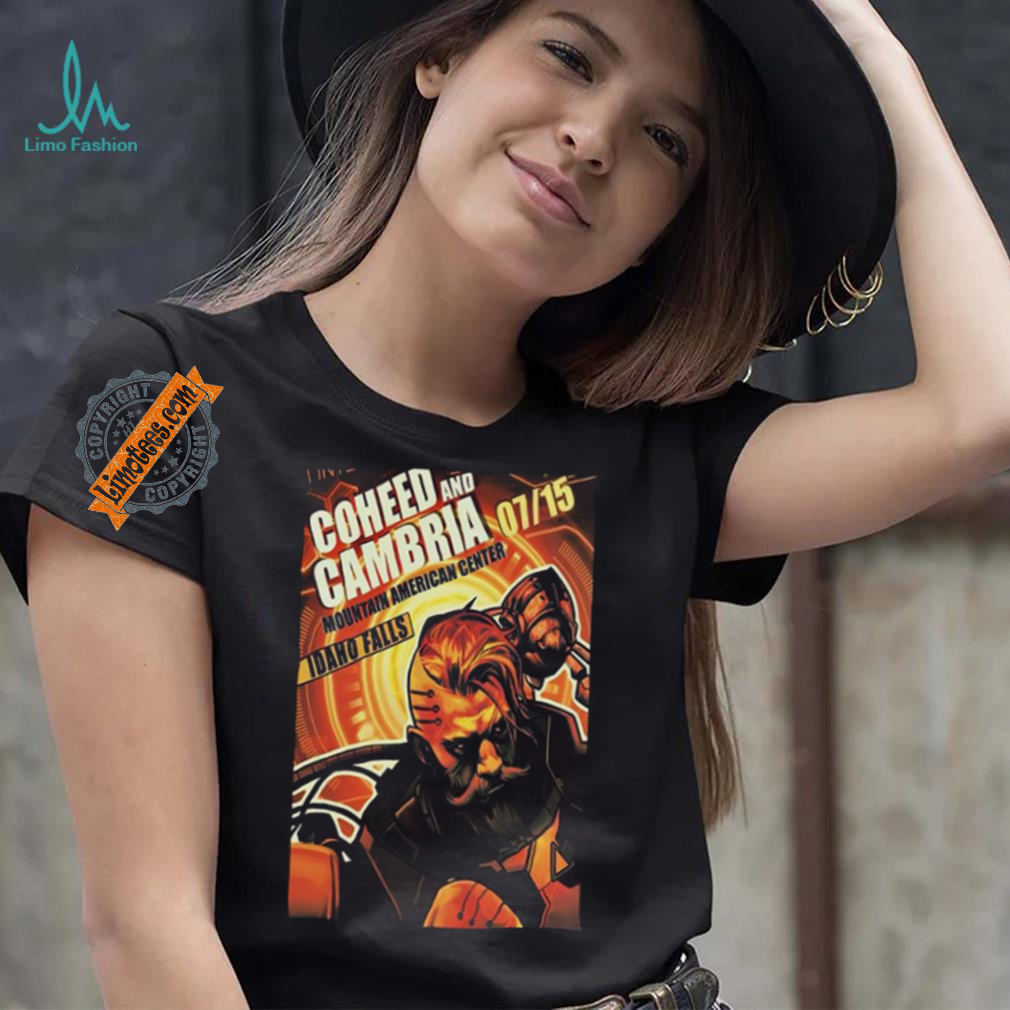 Coheed And Cambria Mountain America Center in Idaho Falls ID July 15 2024 Poster shirt Coheed And Cambria Mountain America Center in Idaho Falls ID July 15 2024 Poster shirt