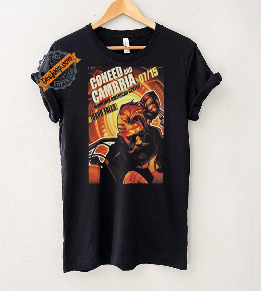 Coheed And Cambria Mountain America Center in Idaho Falls ID July 15 2024 Poster shirt Coheed And Cambria Mountain America Center in Idaho Falls ID July 15 2024 Poster shirt