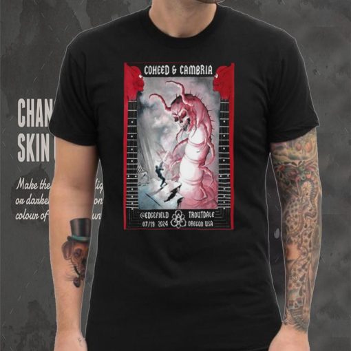 Coheed And Cambria Troutdale OR July 19 2024 Poster shirt