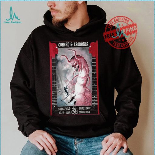 Coheed And Cambria Troutdale OR July 19 2024 Poster shirt